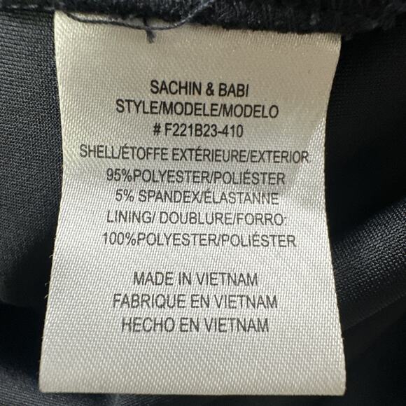 SACHIN + BABI Gown Women’s Size 20W One Shoulder Cece Navy Blue Full Length NEW - Picture 8 of 8